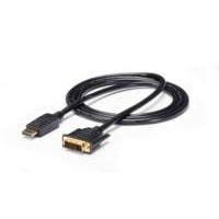CABLE ADAPTADOR DE 1.8M DISPLAYPORT A DVI - CONVERTIDOR DE VIDEO - MINI DP MACHO - DVI-D MACHO - 1920X1200 - PASIVO - NEGRO - STARTECH.COM MOD. DP2DVI2MM6 CABLE ADAPTADOR DE 1.8M DISPLAYPORT A DVI - CONVERTIDOR DE VIDEO - MINI DP MACHO - DVI-D MACHO - 1920X1200 - PASIVO - NEGRO - STARTECH.COM MOD. DP2DVI2MM6